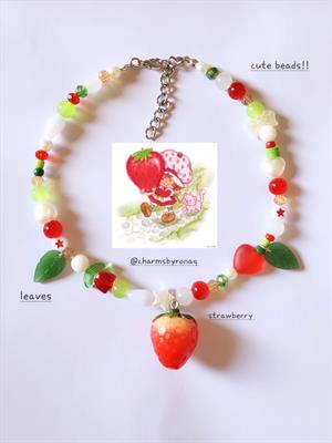 Strawberry Shortcake Necklace 