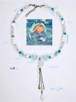 Ponyo Inspired Ghibli Necklace 