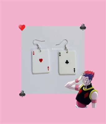 Hisoka Inspired Earrings 