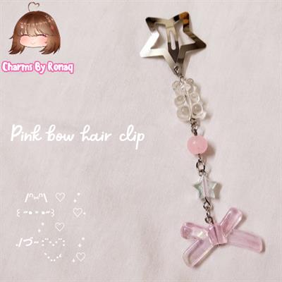 Star Clip - Pink Bow