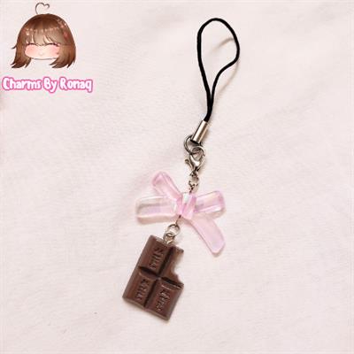 Chocolate Bar Phone Charm 