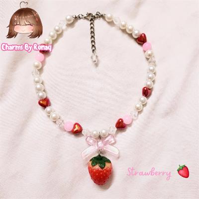 [SOLD OUT] "Strawberry Shortcake" Necklace 