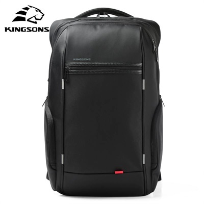 Kingsons Laptop Backpack Water-Resistant Anti-Theft 17″ with USB Charging Port – Black
