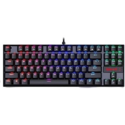 Redragon K552 KUMARA 87 Keys Mechanical Gaming Keyboard RGB LED Backlit Wired - Black