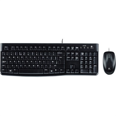 Logitech MK120 Desktop Wire Kit ( Keyboard and Mouse ) USB