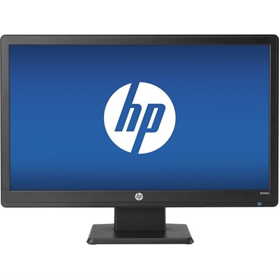 HP - 20" LED HD Monitor - Silver/Black