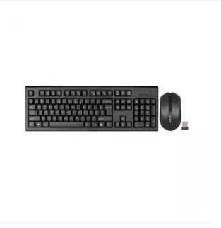 A4Tech 3000N / 3000NS Wireless Desktop Keyboard & Mouse - Black