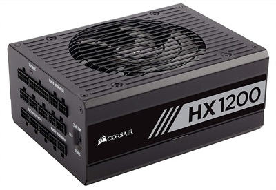 Corsair CP-9020140-UK HX1200 1200 W 80+ Platinum Fully Modular Power Supply Unit