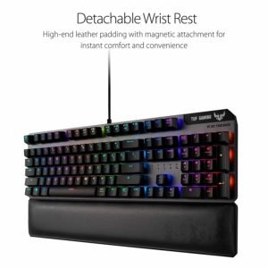 ASUS TUF Gaming K7 Optical-Mech Gaming Keyboard IP56 Waterproof Standard and Aura Sync RGB Lighting(