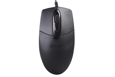 A4Tech OP-720 / OP-720S Optical Wired Mouse - Silent Clicks - 1200 DPI - For PC/Laptop