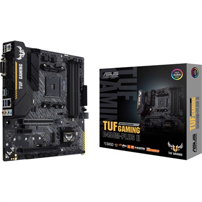 ASUS TUF Gaming B450M-PLUS II AMD AM4 Micro ATX Motherboard