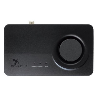 ASUS XONAR U5 Compact 5.1-Channel USB Sound Card