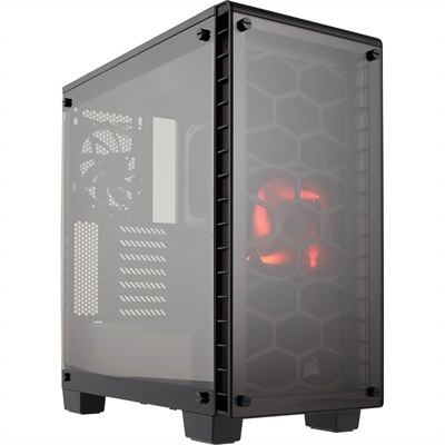 Corsair Crystal Series 460X Windowed Compact Mid-Tower ATX Tempered Glass Computer Case