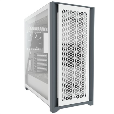 Corsair 5000D AIRFLOW Tempered Glass Mid-Tower ATX PC Case — White