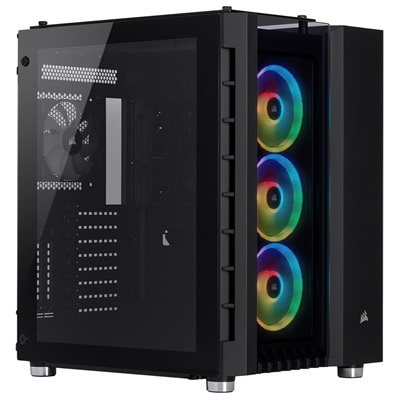 Corsair Crystal Series 680X RGB ATX High Airflow Tempered Glass Smart Case — Black