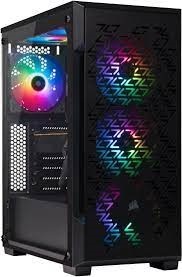 Corsair iCUE 220T RGB Airflow Tempered Glass Mid-Tower Smart Case – Black