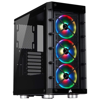 Corsair iCUE 465X RGB Mid-Tower ATX Smart Case — Black