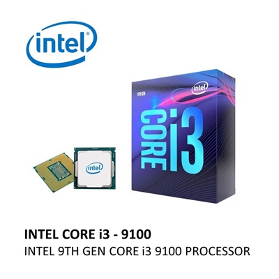 Intel® Core™ i3-9100 Processor 6M Cache, up to 4.20 GHz