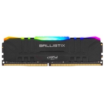 Crucial Ballistix RGB 8GB DDR4 3200MHz Desktop Gaming Memory (Black)