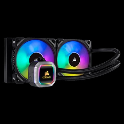 Corsair Hydro Series™ H100i RGB PLATINUM 240mm Liquid CPU Cooler