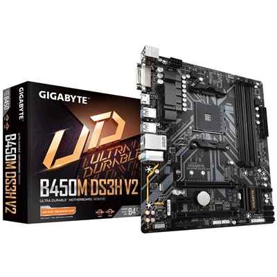 Gigabyte B450M DS3H V2 AMD Ultra Durable Motherboard