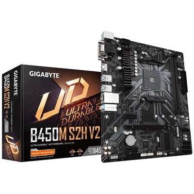 Gigabyte B450M S2H V2 AMD Ultra Durable Motherboard