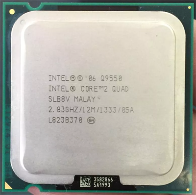 Intel® Core™2 Quad Processor Q9550 12MB Cache, 2.83 GHz, 1333 MHz FSB