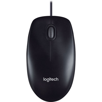 Logitech M100 Optical USB Mouse with Ambidextrous Design