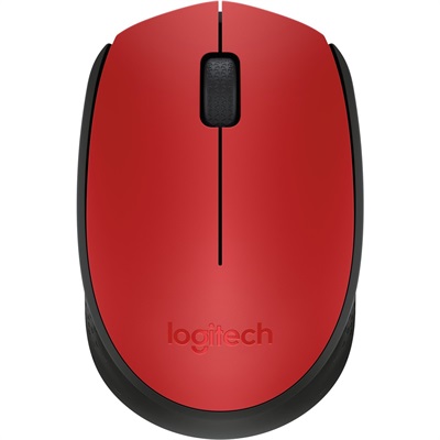 Logitech M171 Wireless Optical Mouse (Red)