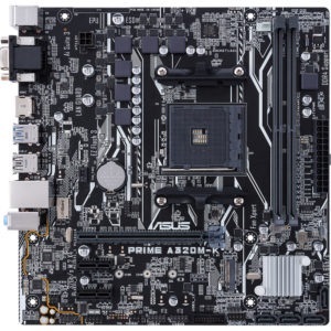 ASUS PRIME A320M-K AMD AM4 DDR4 Micro-ATX Motherboard