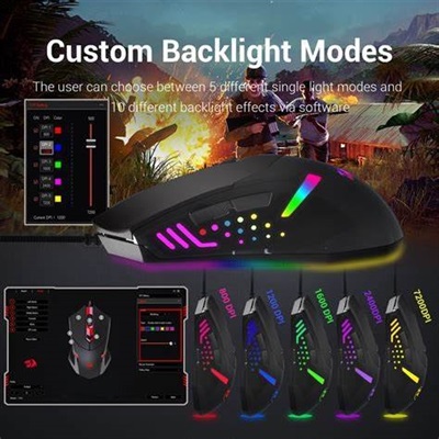 Redragon M601 RGB Gaming Mouse,M601-RGB-centophorus-2