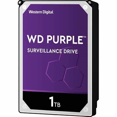 WD Purple 1TB Surveillance Hard Disk Drive - Intellipower SATA 6 Gb/s 64MB Cache 3.5 Inch - WD10PURZ