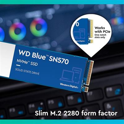 WD 500GB / 1TB Blue SN570 NVMe SSD M.2 2280 PCIe Gen3 x4