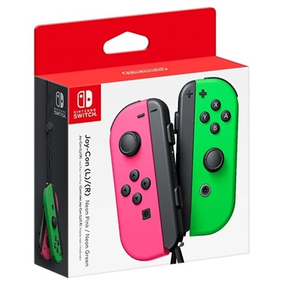 Joy-Con (L/R) Wireless Controllers for Nintendo Switch - Neon Pink/Neon Green