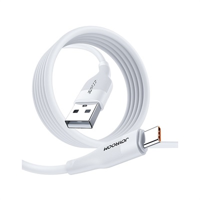 JOYROOM 6A USB to USB-C / Type-C Fast Charging Data Cable (WHITE)