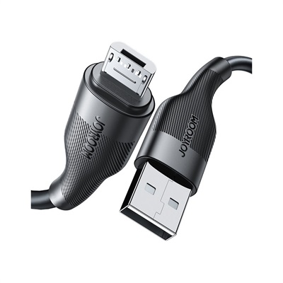 JOYROOM USB CABLE - MICRO USB CHARGING / DATA TRANSMISSION 3A 1M - BLACK