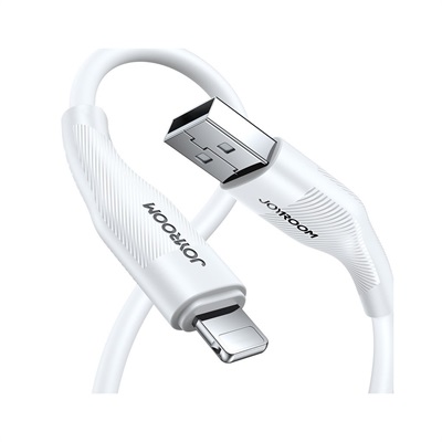 JOYROOM USB CABLE - LIGHTNING CHARGING / DATA TRANSMISSION 3A 1M - WHITE