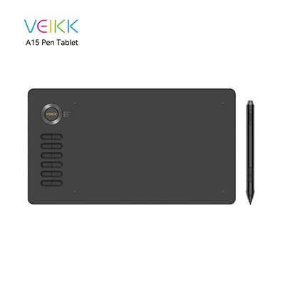 VEIKK A15 10"x6" Graphic Pen Tablet (GREY)