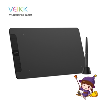 VEIKK VK1060 Drawing Tablet 10 x 6 Inch Graphics Tablet