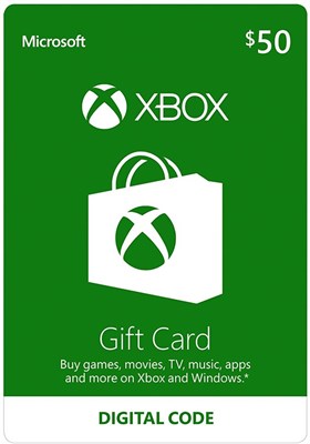 Xbox $50 Gift Card - Digital Code