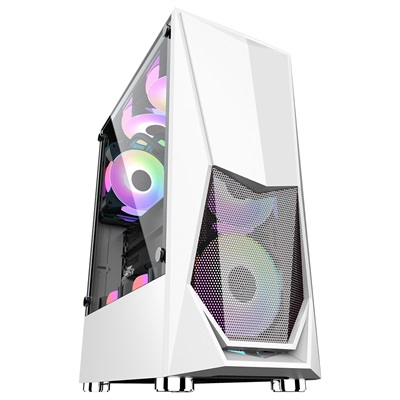  1st Player DK3 with 3 G6 (3 Pins) RGB Fan (White Color) 