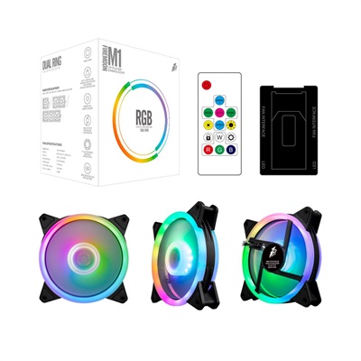  1st Player Firemoon M1-Plus 140mm RGB LED PC Cooling Kit