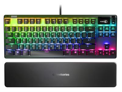 SteelSeries - Apex Pro TKL Wired Mechanical OmniPoint Adjustable Actuation Switch Gaming Keyboard - Black