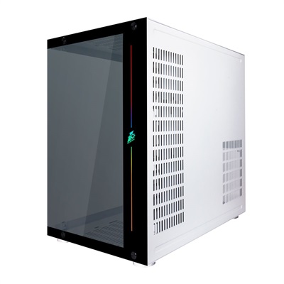  1st Player Steampunk SP8 ATX/M-ATX Gaming Case (White Color)