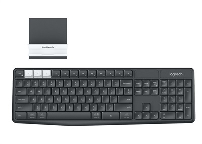 Logitech K375S MULTI-DEVICE Wireless Keyboard and Stand Combo