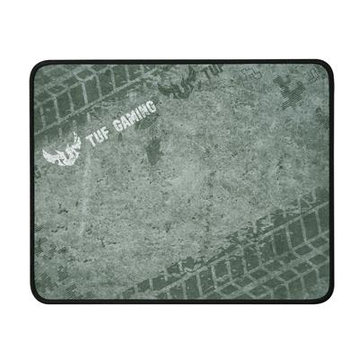 ASUS TUF Gaming P3 durable mouse pad with cloth surface, stitched edges and non-slip rubber base.