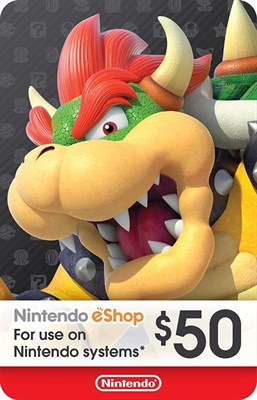 Nintendo $50 E-shop Gift Card
