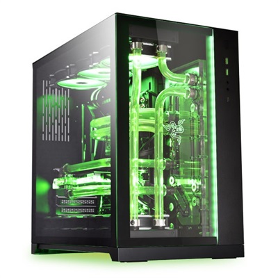 LIAN LI Dynamic Razer Edition PC-O11, EATX/ATX/M-ATX (steel inside, aluminium front panel)