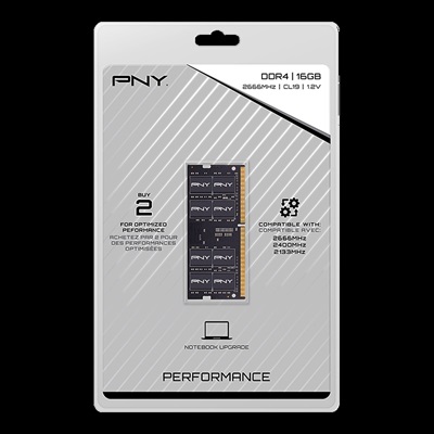  PNY DDR4 2666MHZ (16GB Sodimm for Laptops) 