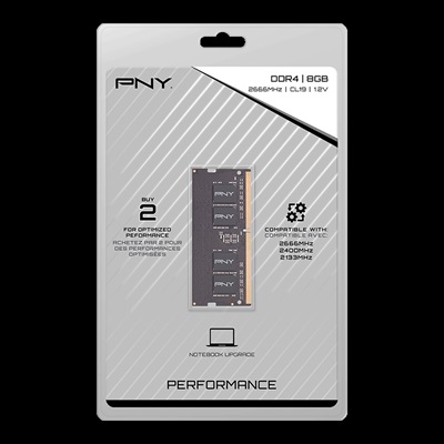 PNY DDR4 2666MHZ (8GB Sodimm for Laptops)
